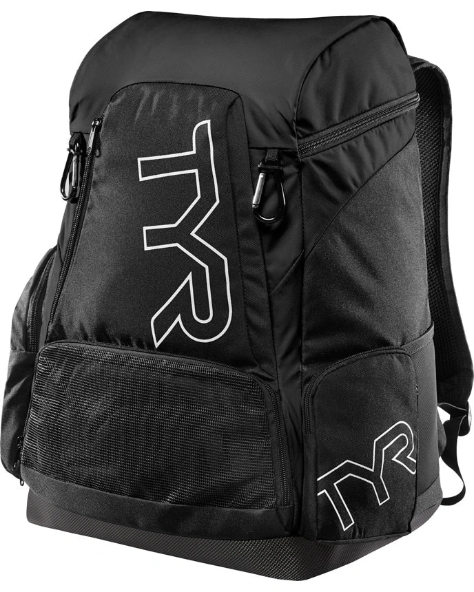Mochila TYR Alliance 45L Preto/Preto — vista frontal