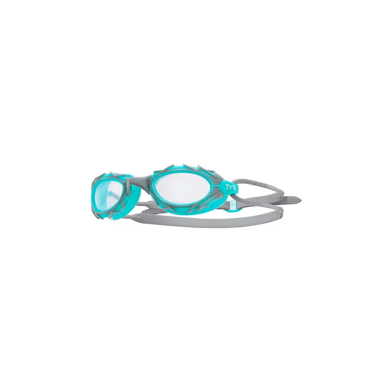 Óculos de natação TYR Nest Pro Nano Fit lente transparente com armação menta