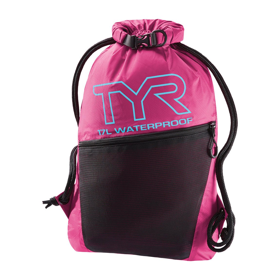 Mochila Saco TYR Alliance 17L Waterproof — sackpack impermeável com alças drawstring e clip de esterno