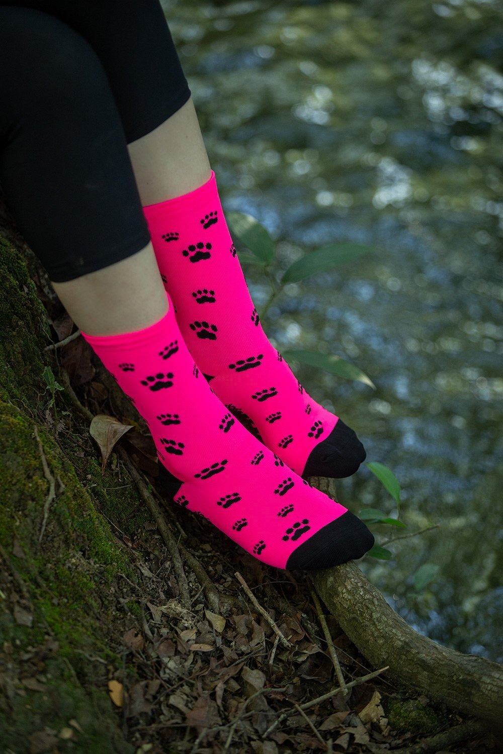 Meia HUPI Love Pets Rosa LT para Pés Menores (34-38)
