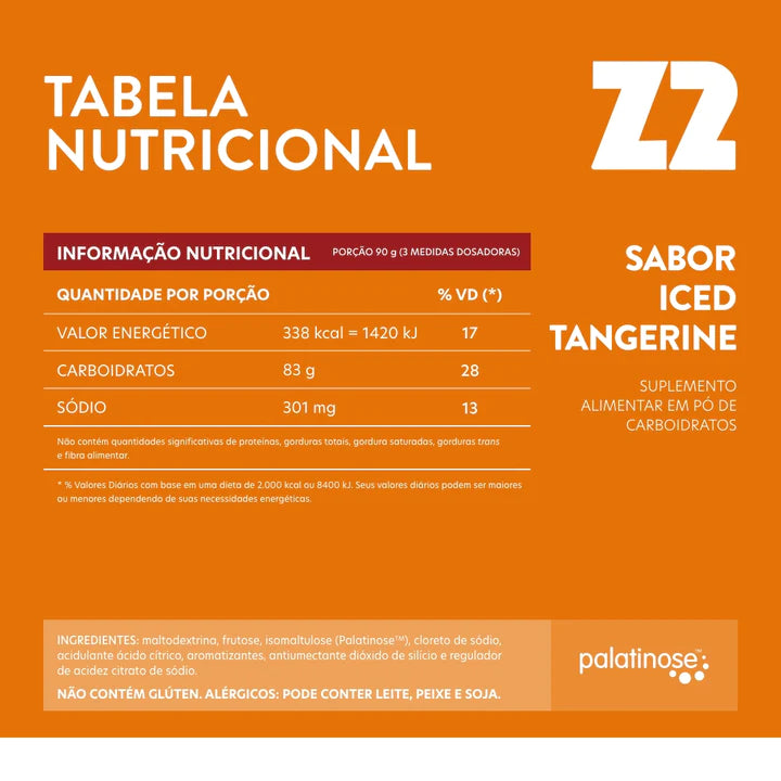 Intra-Treino Power Powder Z2 Iced Tangerine | Pote 630g Z2