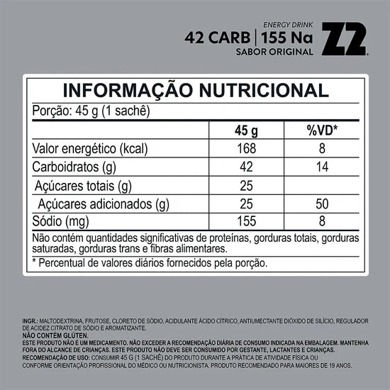 Sachê Intra-Treino Z2 Power Powder 45g: Energia Sustentável e Praticidade para o Seu Treino Z2Foods — imagem 3 de 13