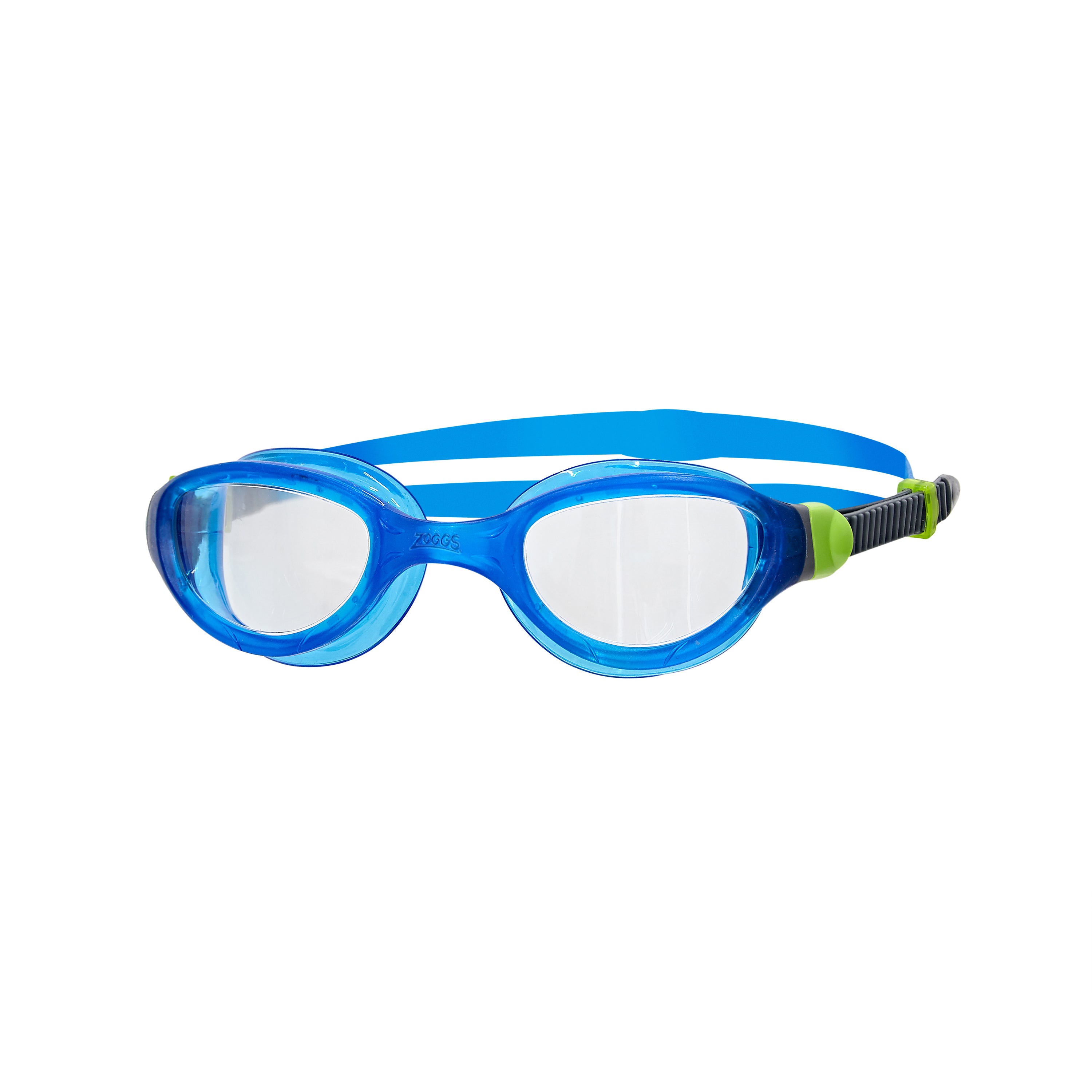 Óculos de Natação Zoggs Phantom 2.0 — armação transparente com lente azul