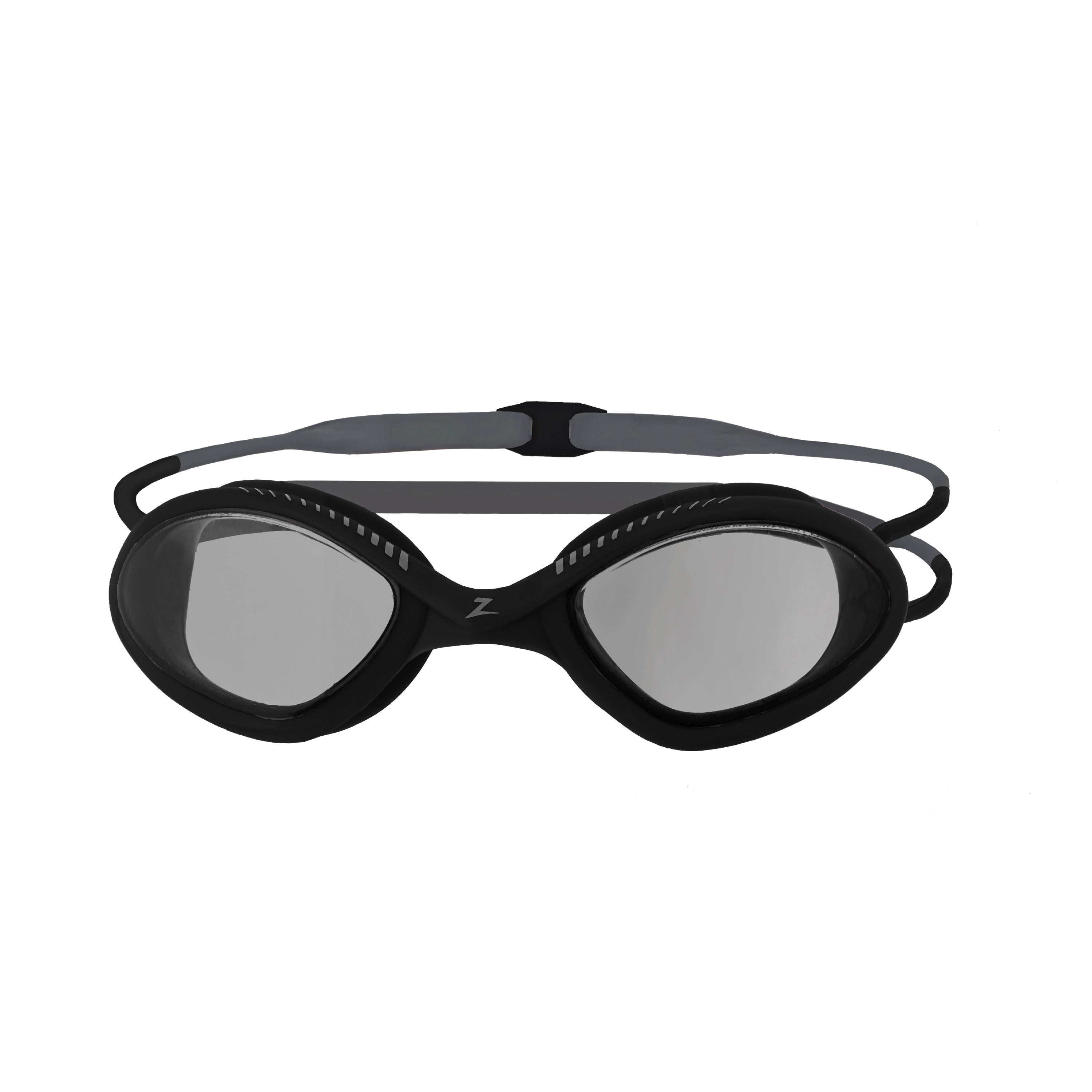 Óculos de Natação Zoggs Tiger — armação preta/cinza com lente fumê