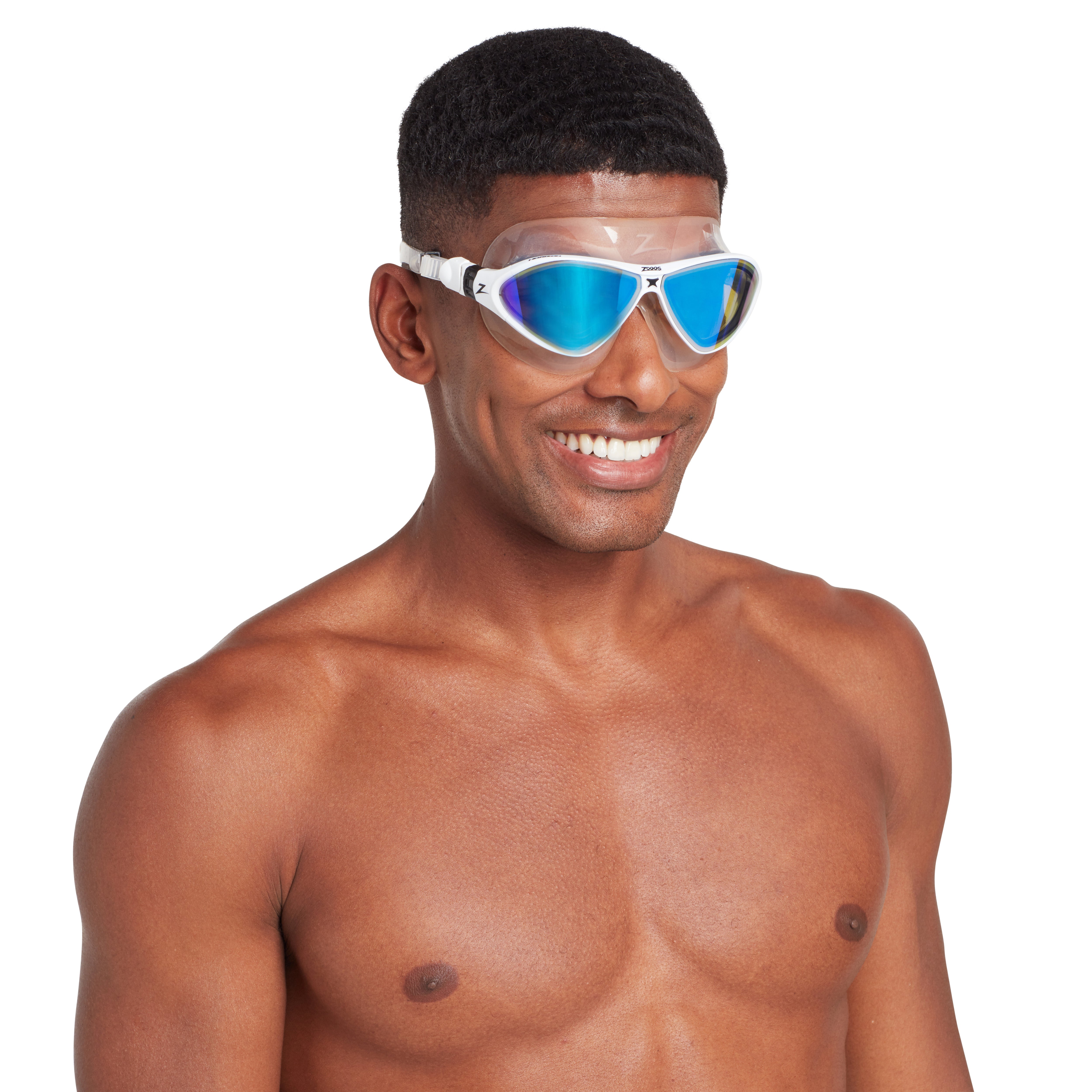 Máscara de Natação Zoggs Horizon Flex Titanium — Flexpoint™ com Lente Espelhada