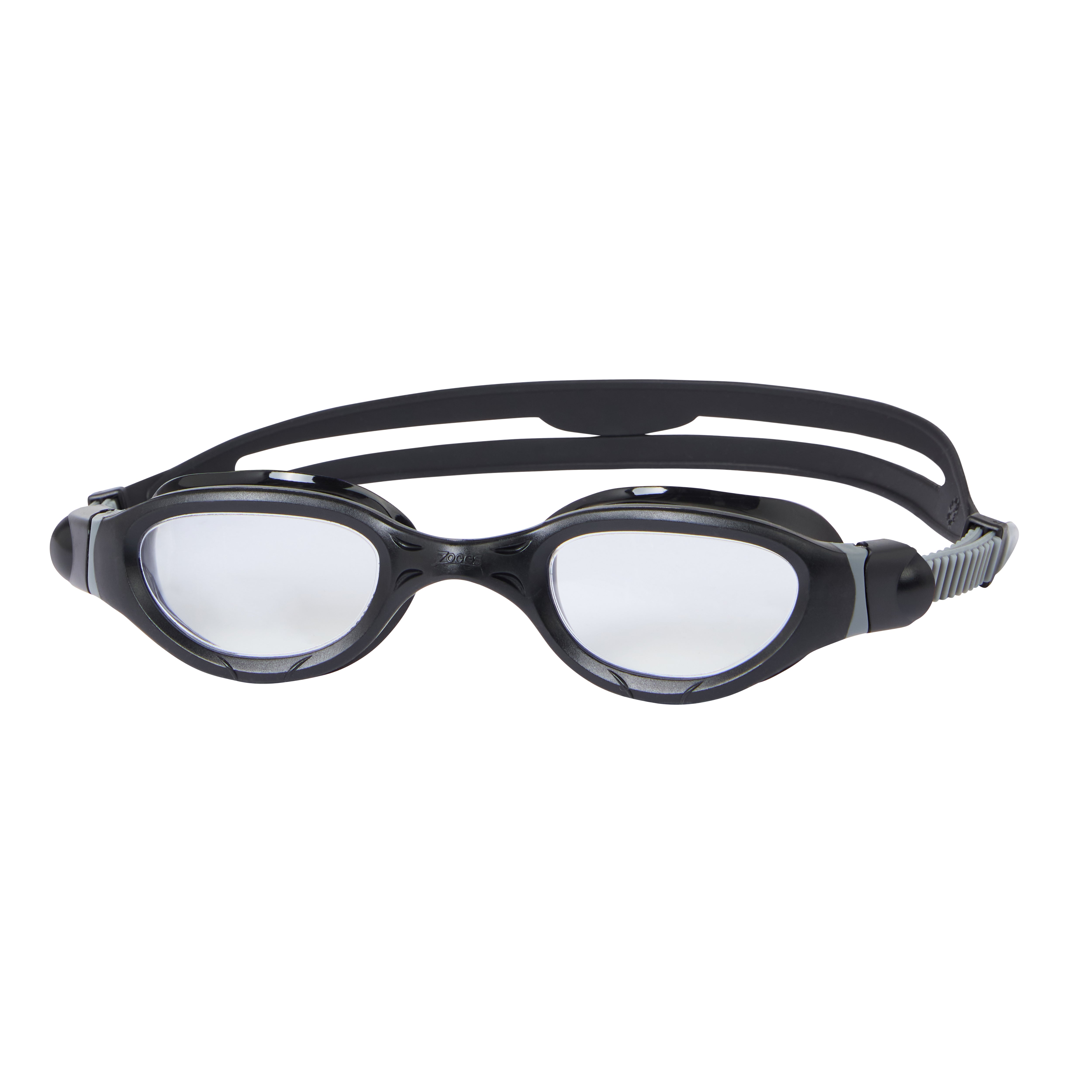 Óculos de Natação Zoggs Phantom 2.0 Small — armação preta/cinza com lente transparente