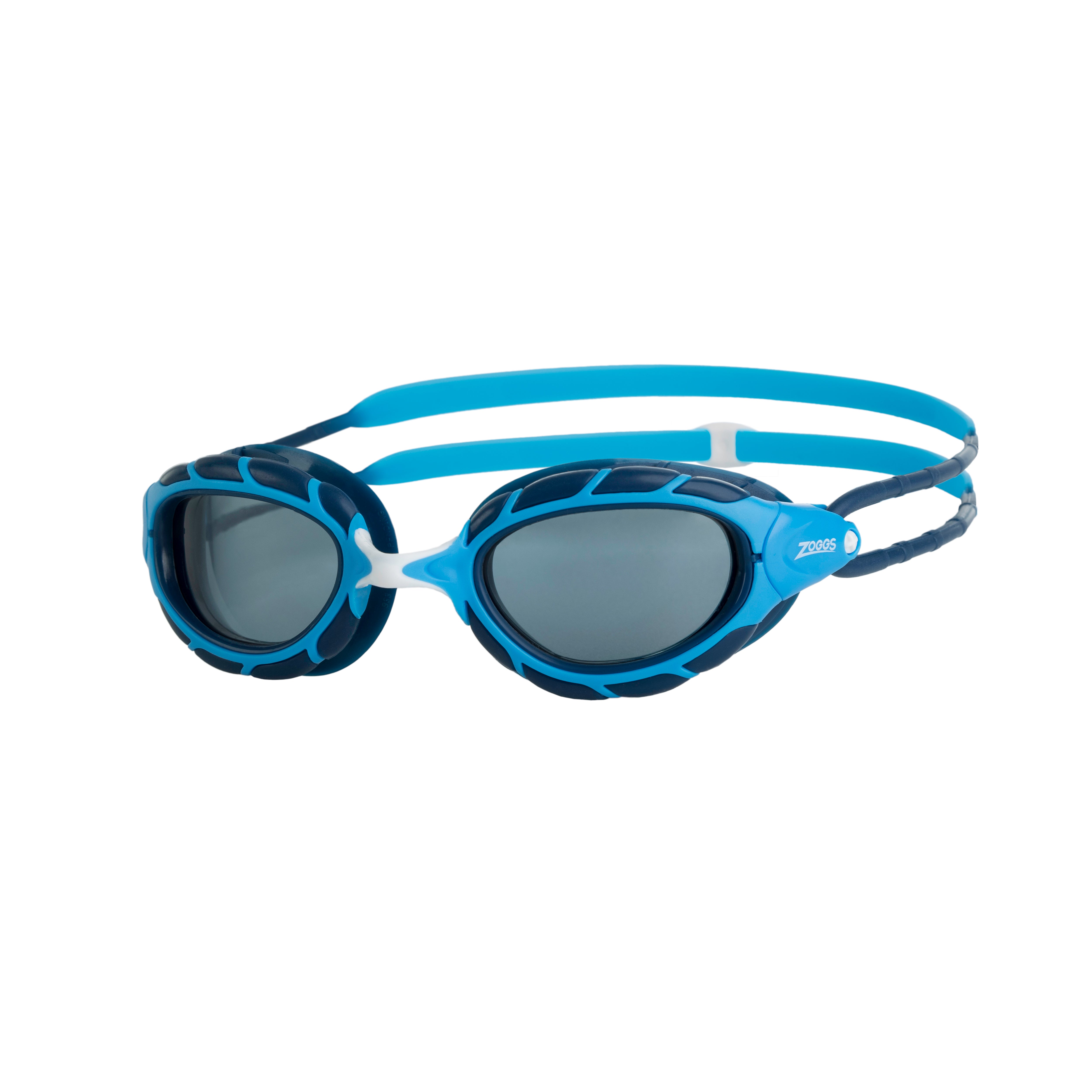 Óculos Zoggs Predator Júnior, Azul Claro/Azul com lente fumê, vista frontal
