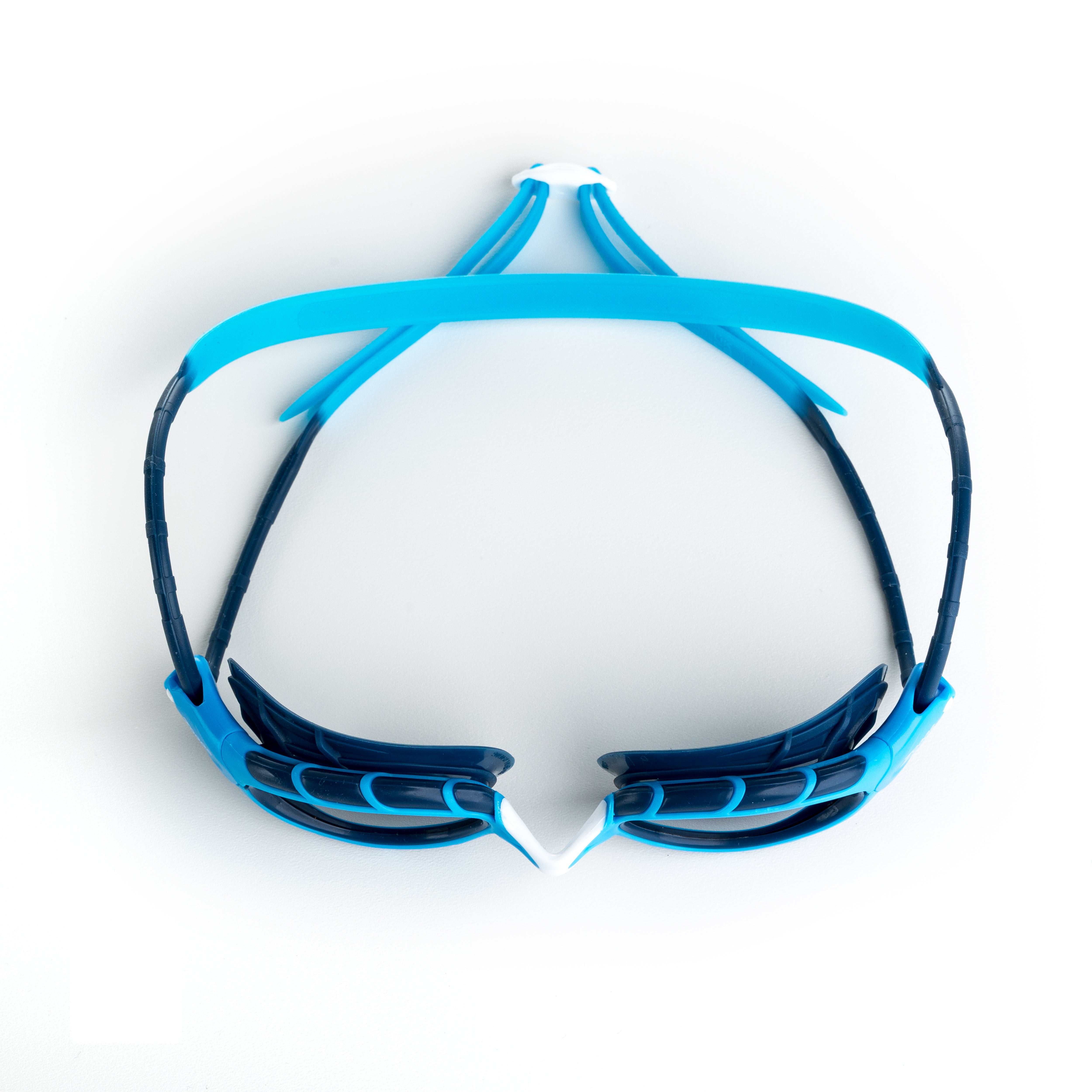 Óculos Zoggs Predator Júnior, Azul Claro/Azul com lente fumê, vista lateral