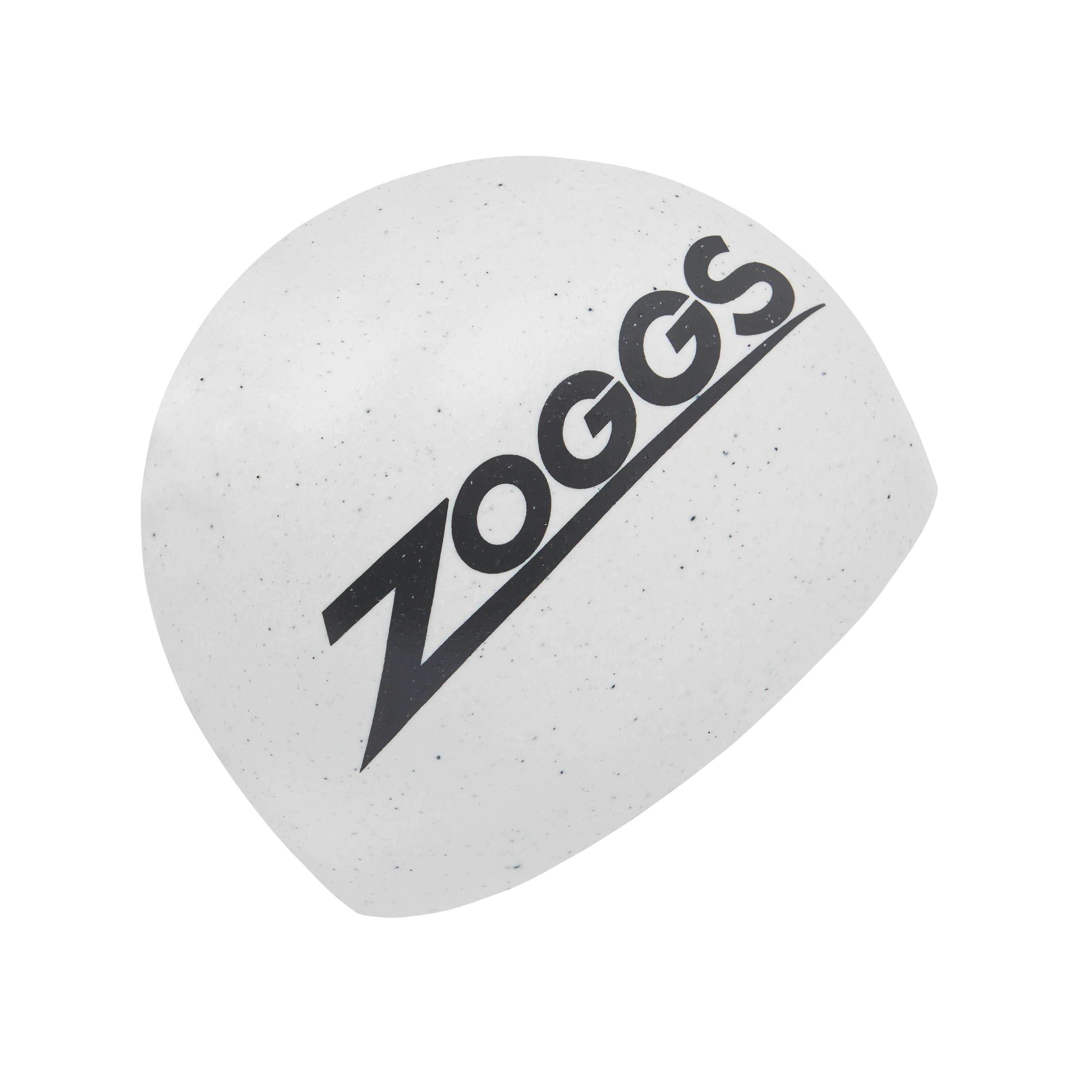 Touca de Natação Zoggs Easy Fit Eco, cor branca, vista lateral