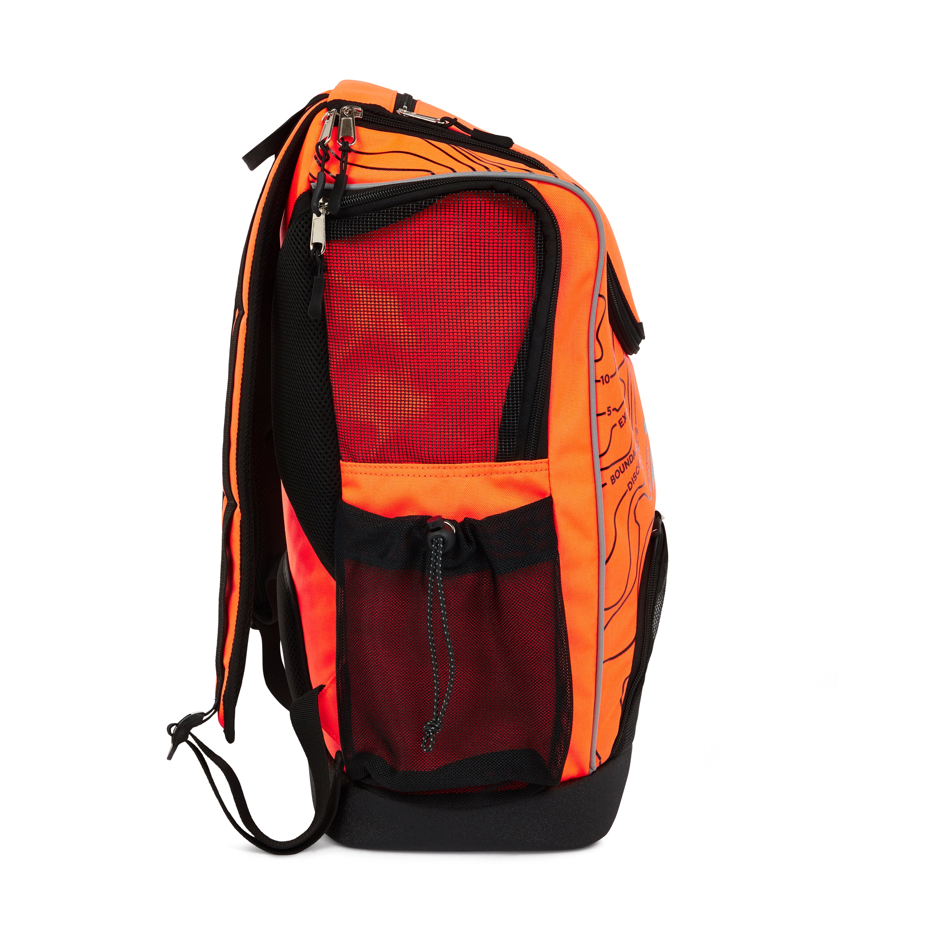 Mochila Zoggs Planet R-PET 33L, detalhe da construção R-PET reciclada