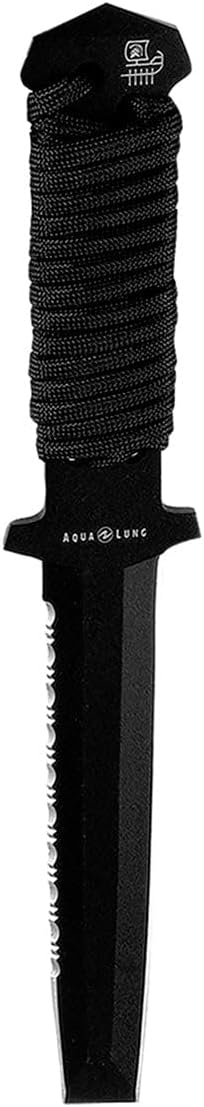 Faca de Mergulho Aqualung Argonaut Spartan 7,7cm — Aço Inox 420 Monopeça com Ponta Romba