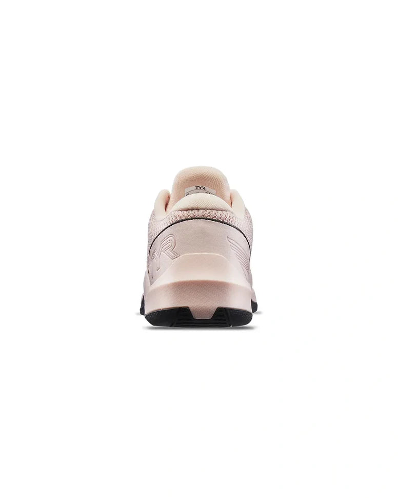 Tênis TYR CXT-2 Trainer Rosa/Preto — vista traseira com heel tab liso e estrutura TPU