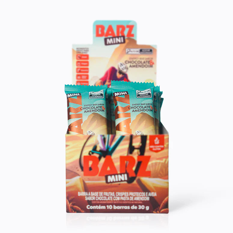 Barz Mini Z2 Performance: Barra Energética 30g Z2Foods — embalagem e apresentação do produto