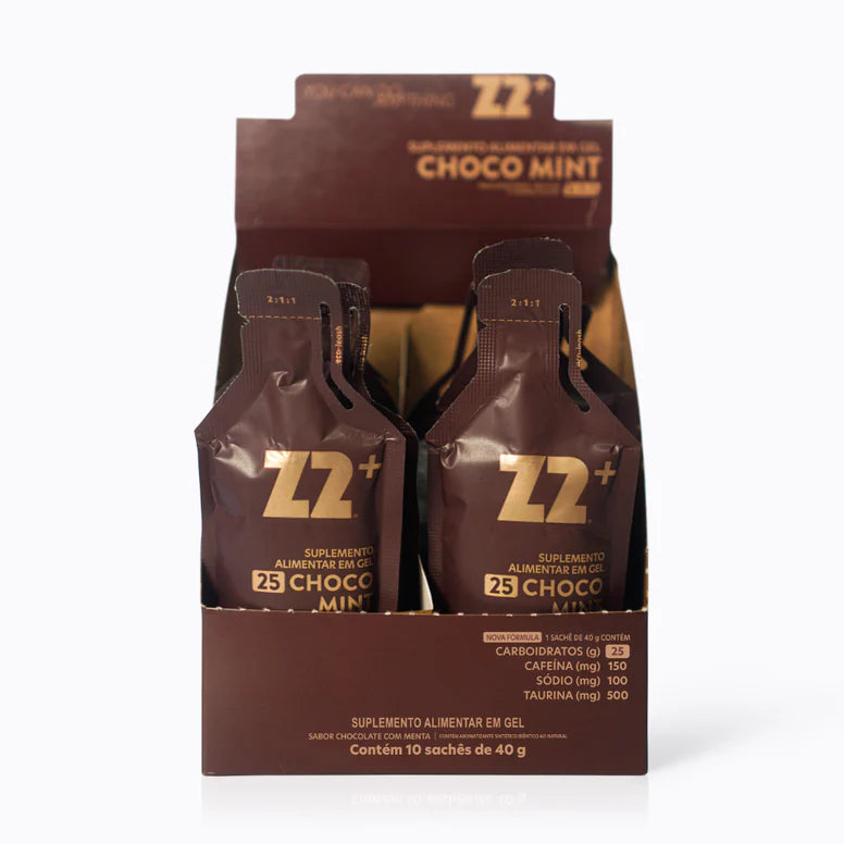 Energy Gel Z2 Choco Mint — caixa display linha Gameday