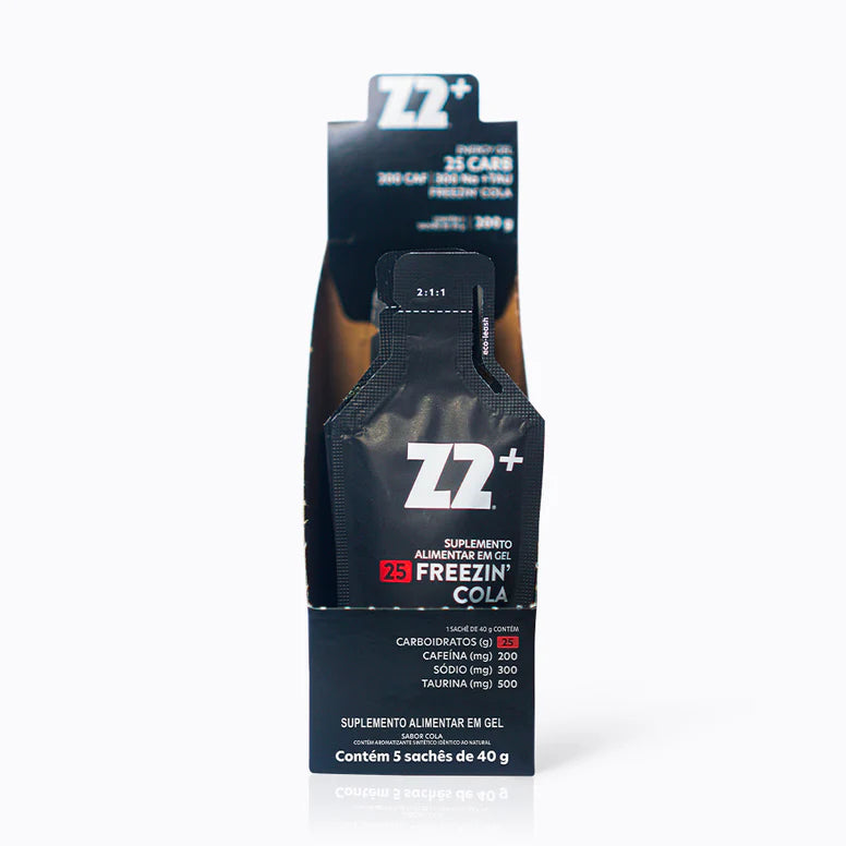Energy Gel Z2 Freezin Cola — display com 5 sachês linha Gameday