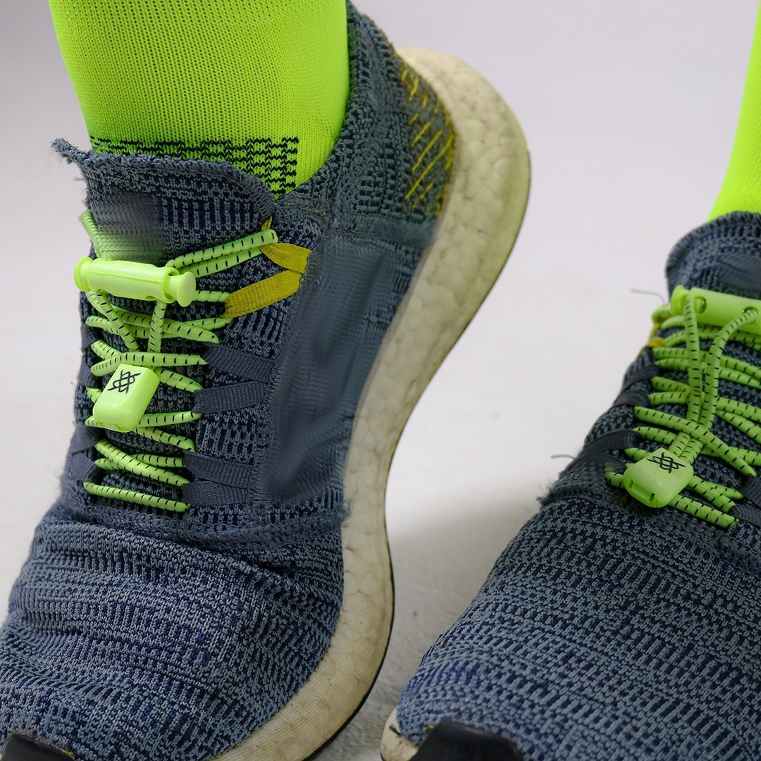 Cadarço Elástico HUPI Laces Riscas — 12 Cores Listradas