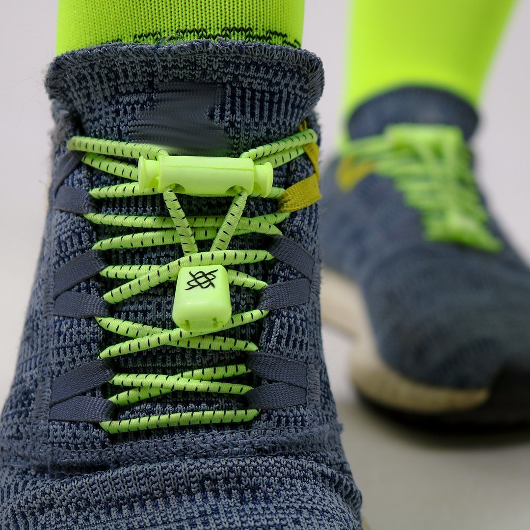 Cadarço Elástico HUPI Laces Riscas — 12 Cores Listradas