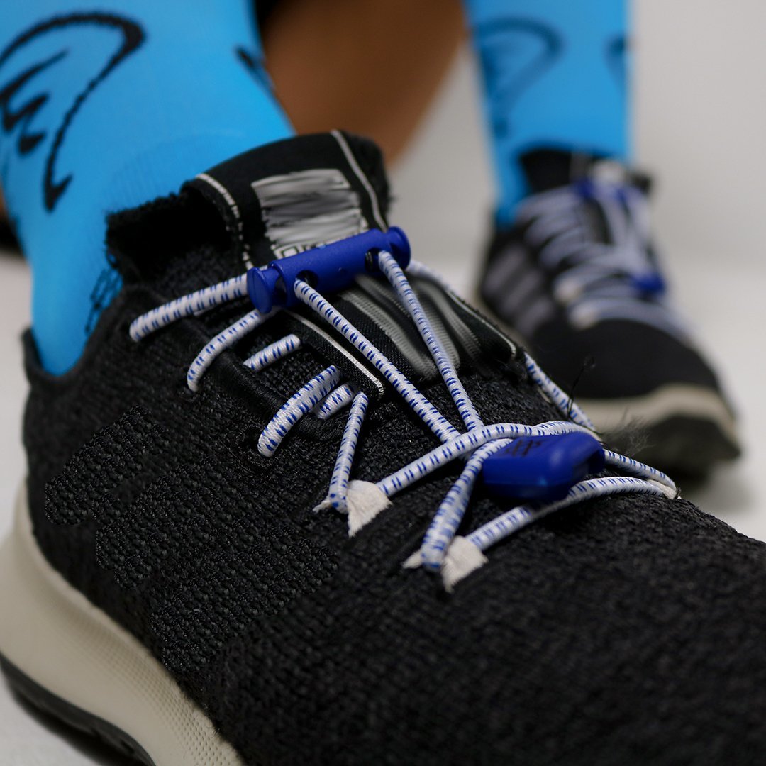 Cadarço Elástico HUPI Laces Riscas — 12 Cores Listradas