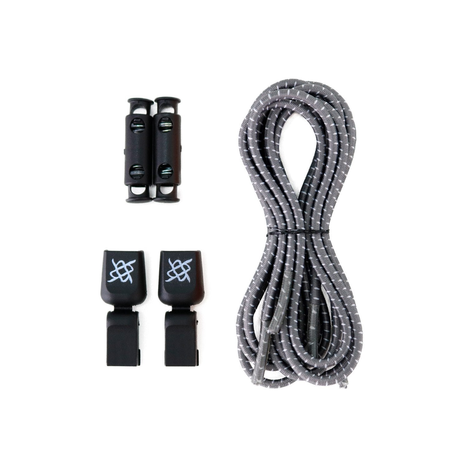 Cadarço Elástico HUPI Laces Riscas — 12 Cores Listradas