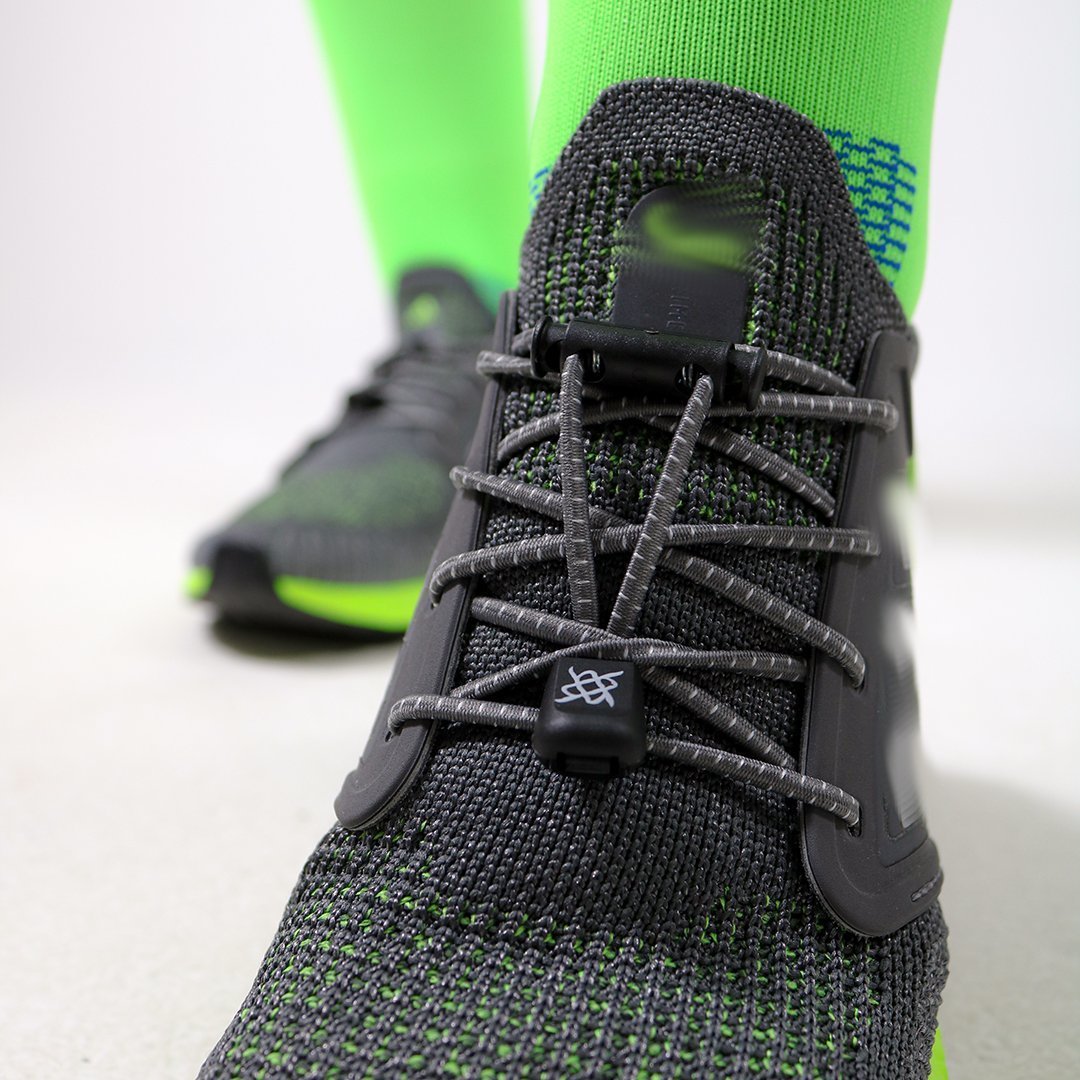 Cadarço Elástico HUPI Laces Riscas — 12 Cores Listradas