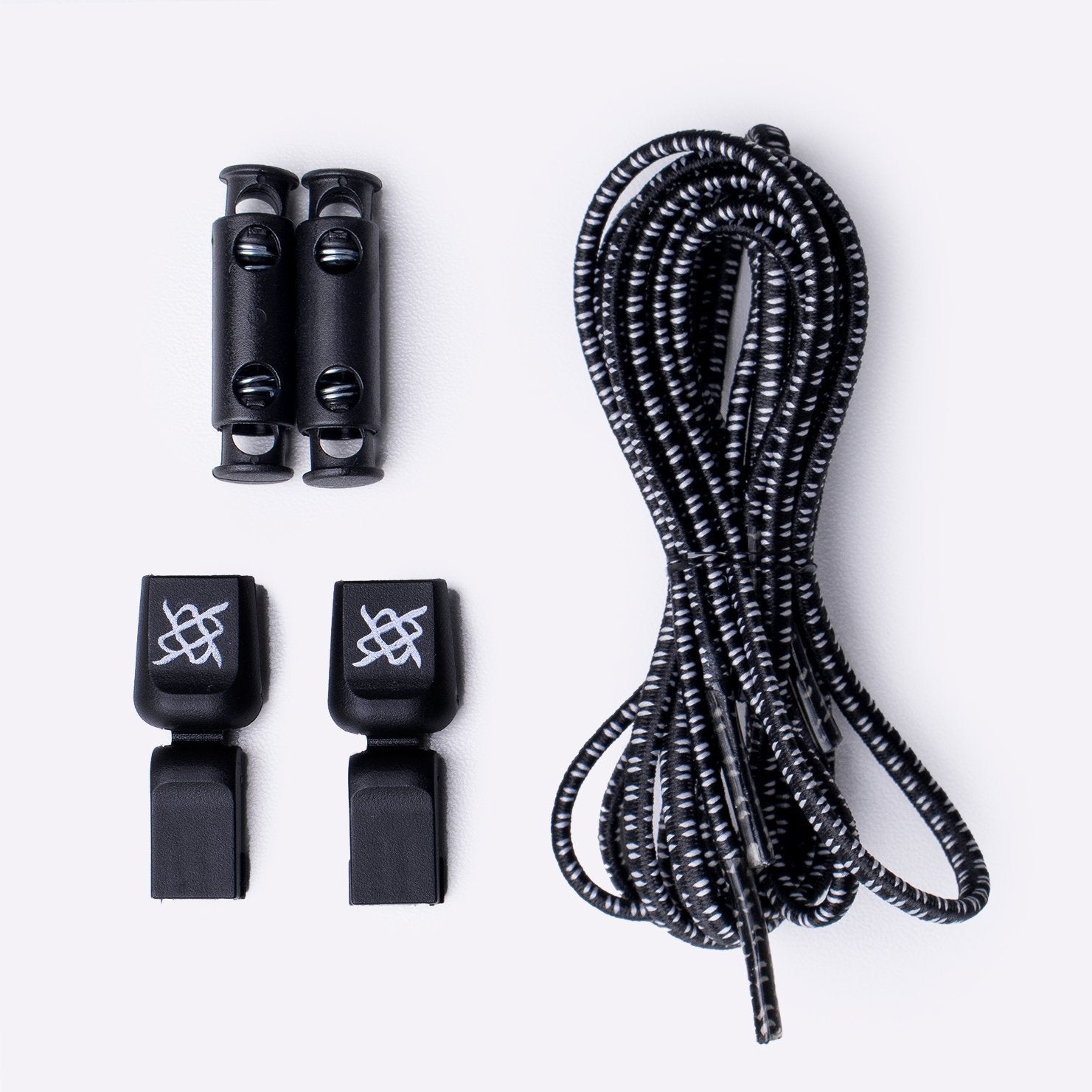 Cadarço Elástico HUPI Laces Riscas — 12 Cores Listradas
