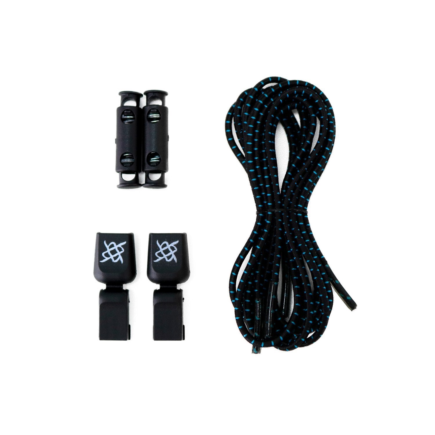 Cadarço Elástico HUPI Laces Riscas — 12 Cores Listradas