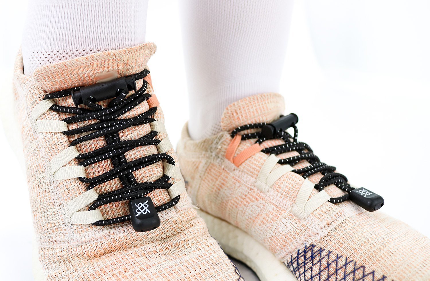 Cadarço Elástico HUPI Laces Riscas — 12 Cores Listradas