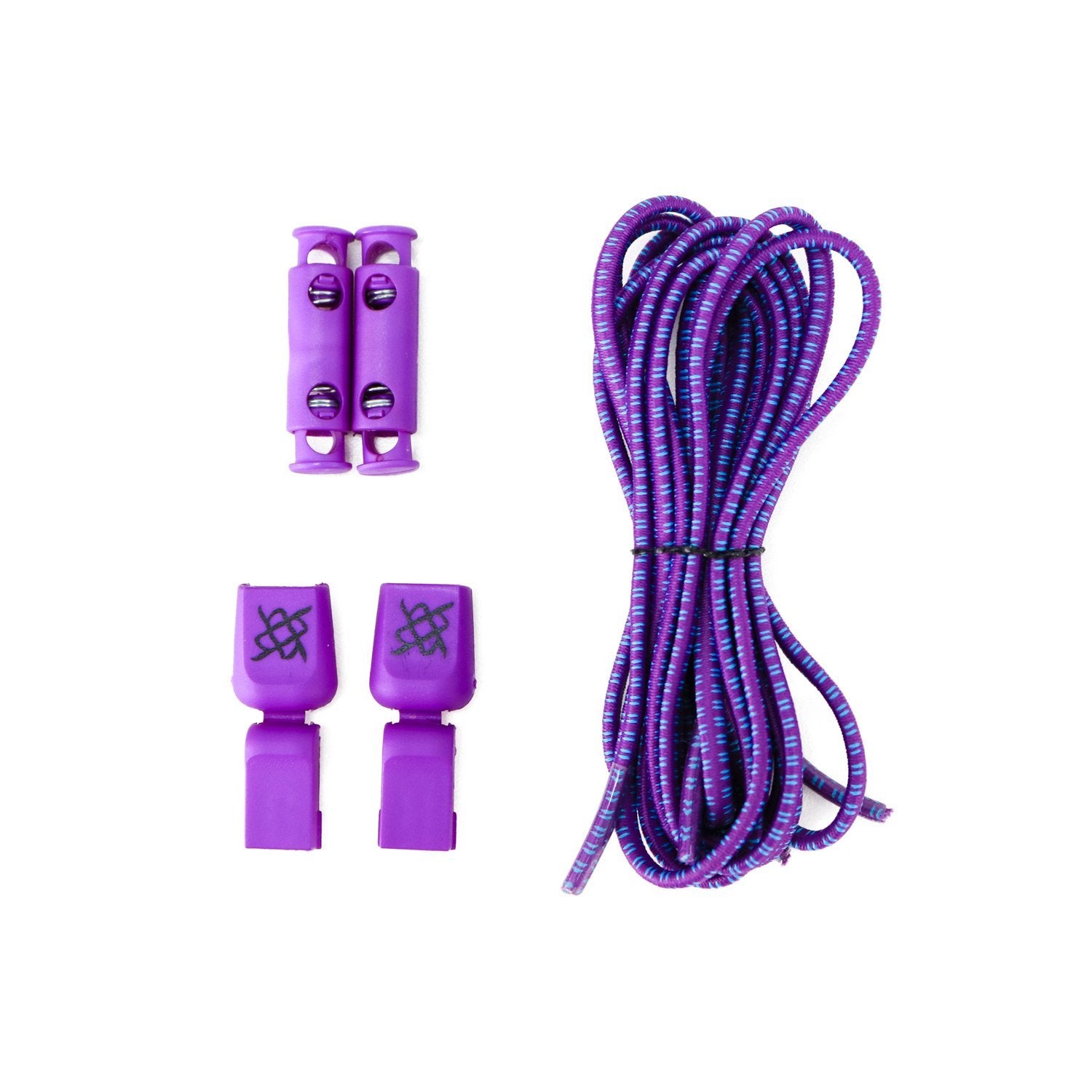 Cadarço Elástico HUPI Laces Riscas — 12 Cores Listradas