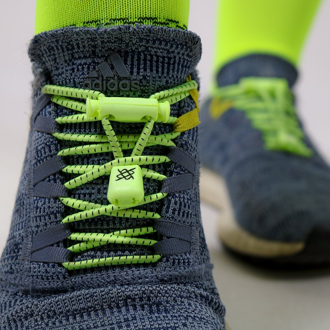 Cadarço Elástico HUPI Laces Riscas — 12 Cores Listradas