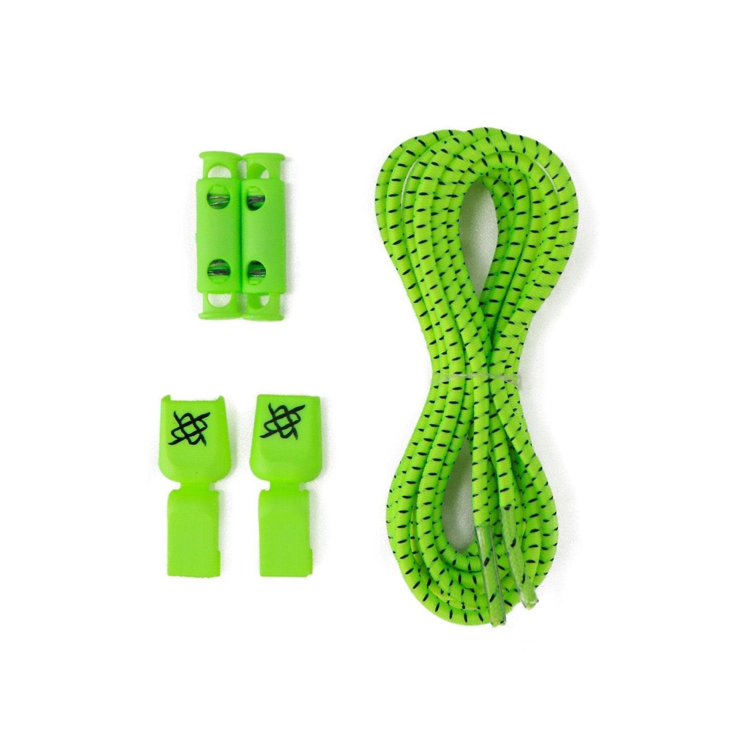Cadarço Elástico HUPI Laces Riscas — 12 Cores Listradas