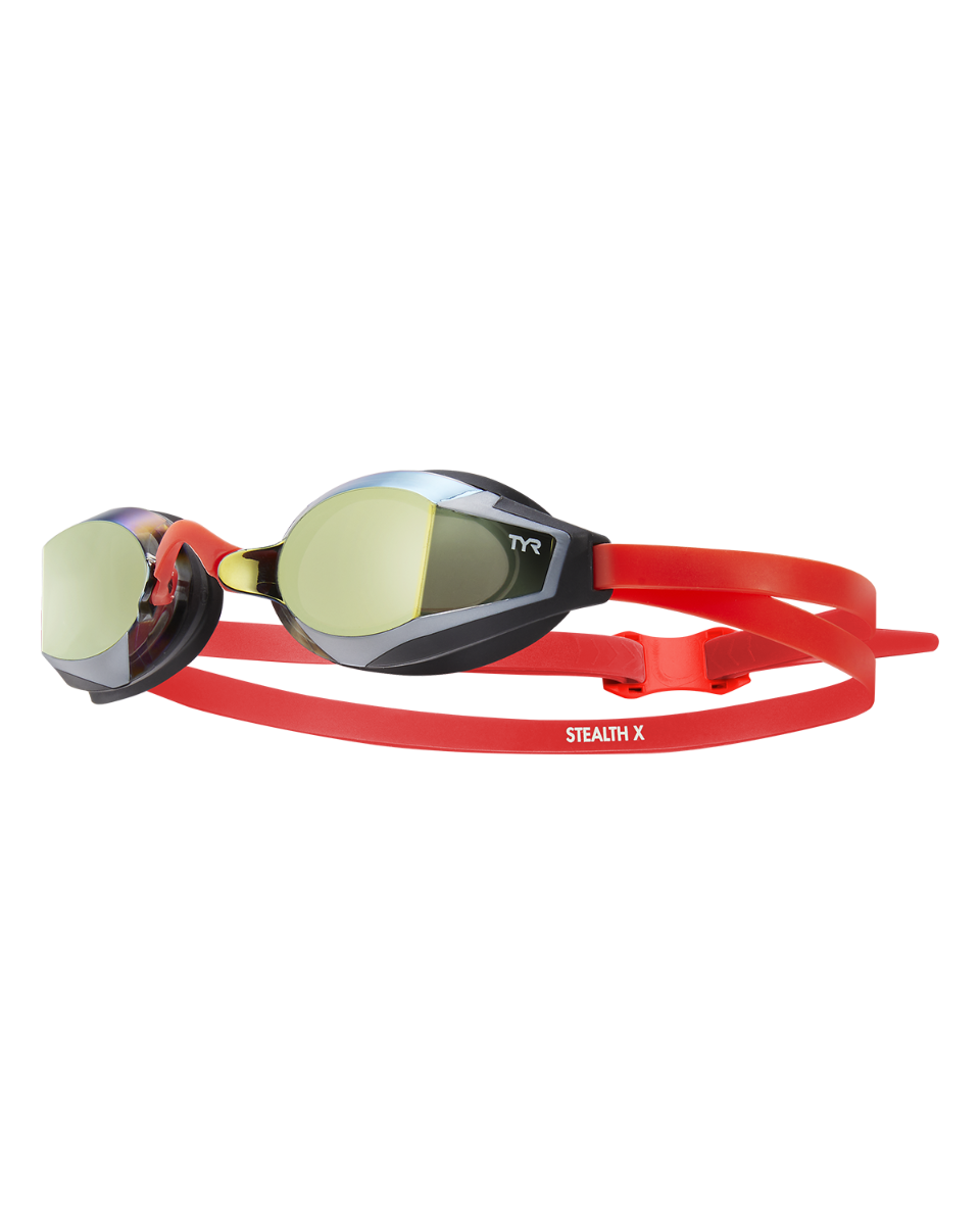 Óculos de Natação TYR Stealth-X Espelhado — Panoramix HD 180°, Liquafit e Perfil Ultra-Baixo
