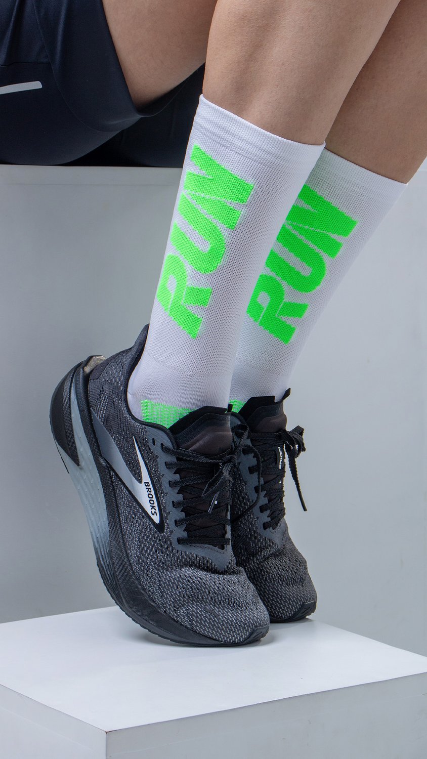 Meia HUPI Run para Corrida e Esportes — 10 Cores