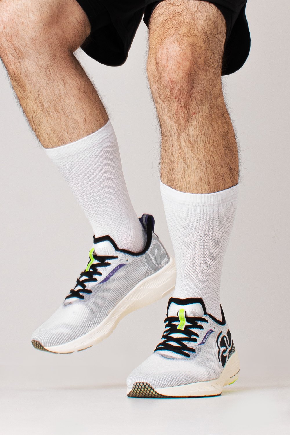 Meia HUPI Carbono para Corrida de Performance