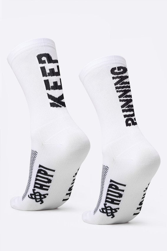 Meia HUPI Keep Running para Corrida e Motivação