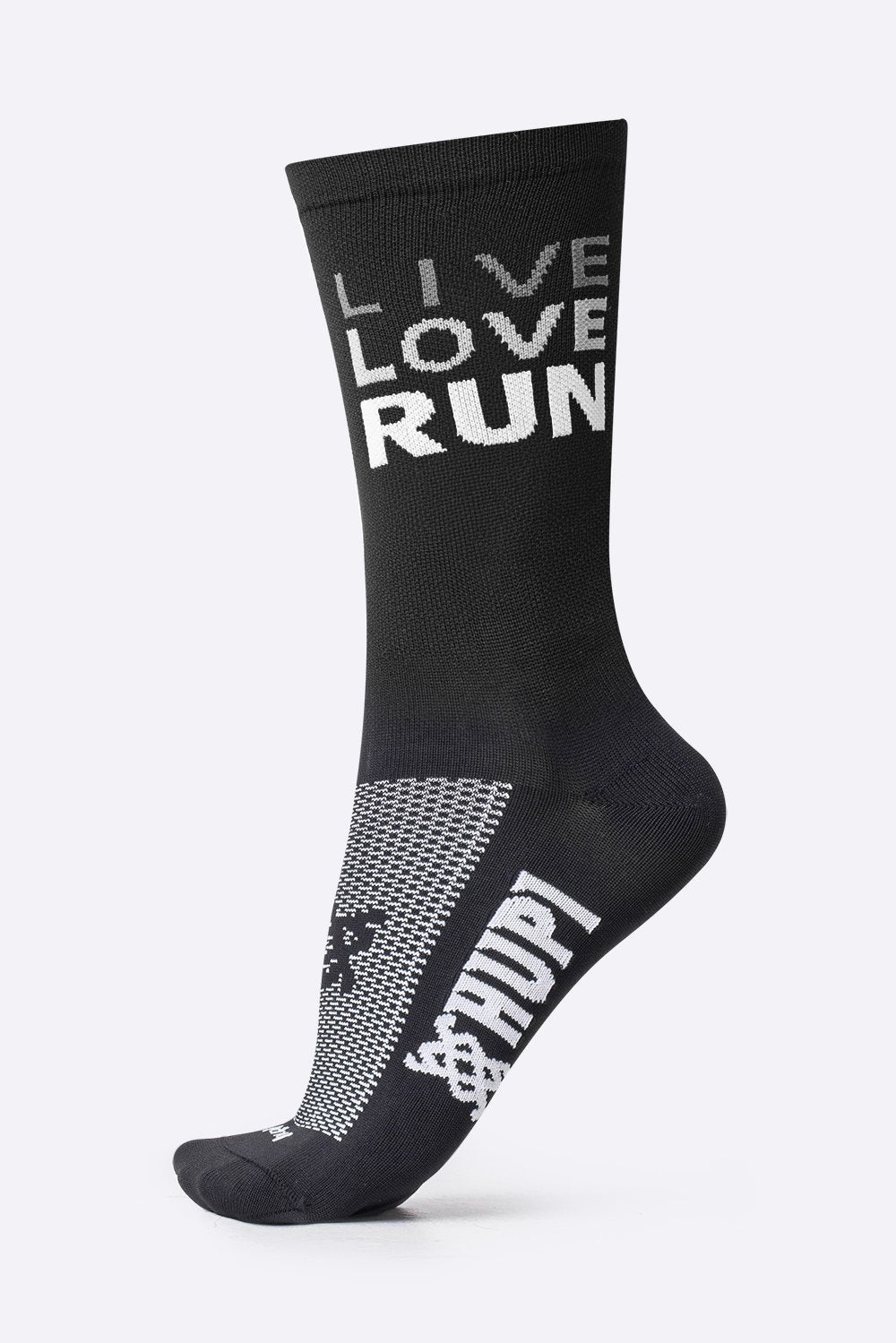 Meia HUPI Live Love Run para Corredoras