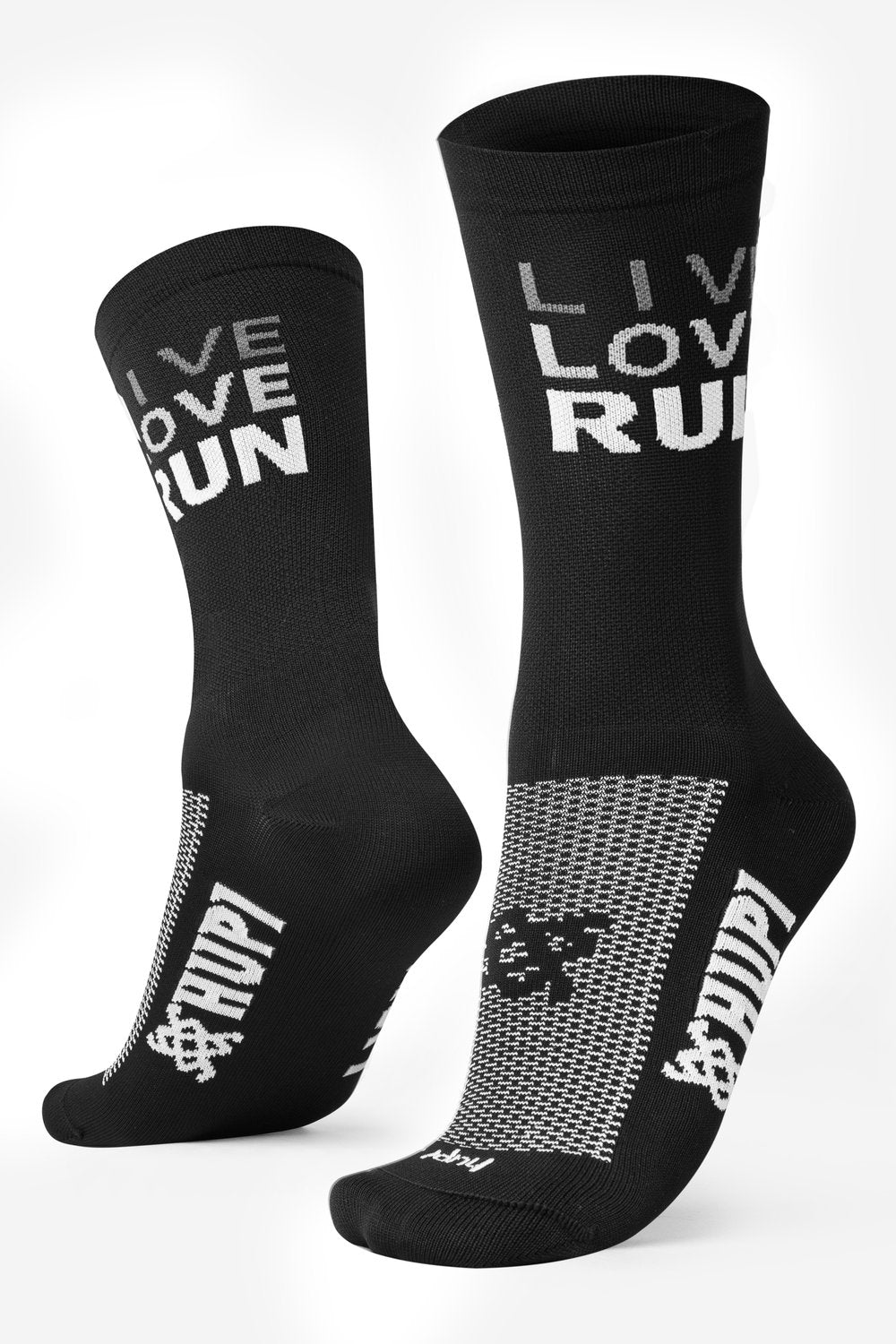 Meia HUPI Live Love Run para Corredoras