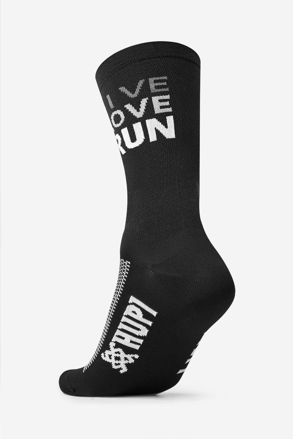 Meia HUPI Live Love Run para Corredoras