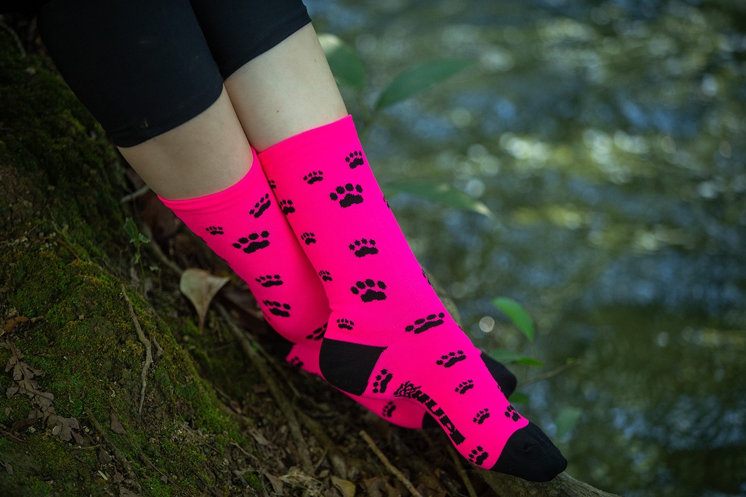 Meia HUPI Love Pets Rosa LT para Pés Menores (34-38)