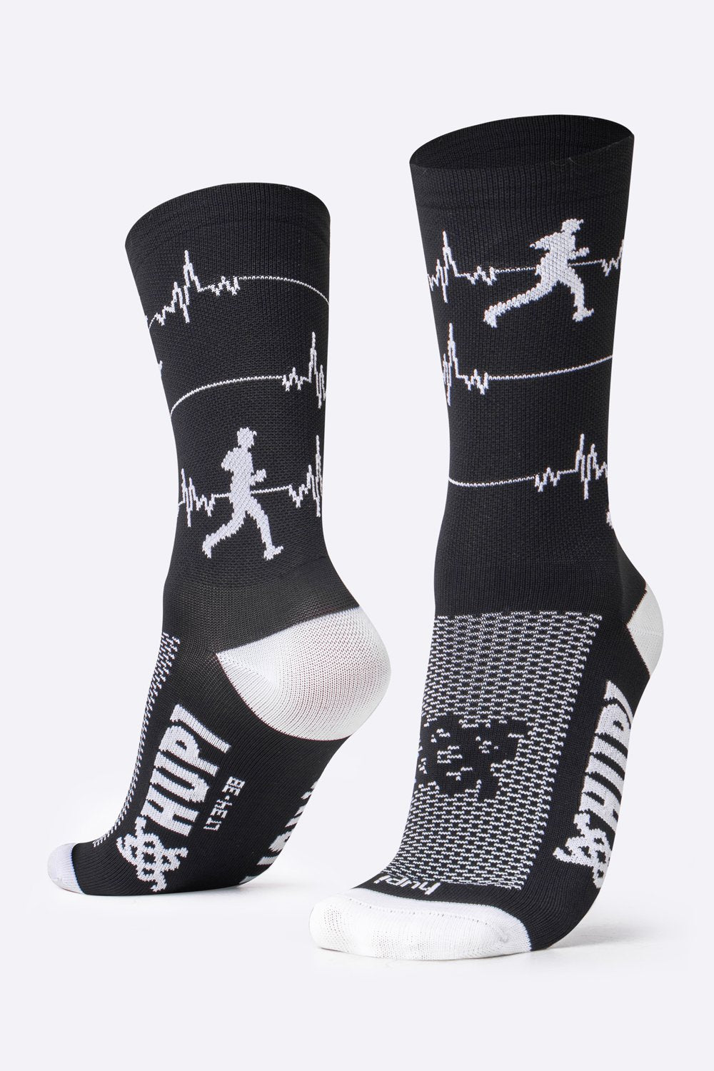 Meia HUPI Run Beats LT para Pés Menores (34-38)