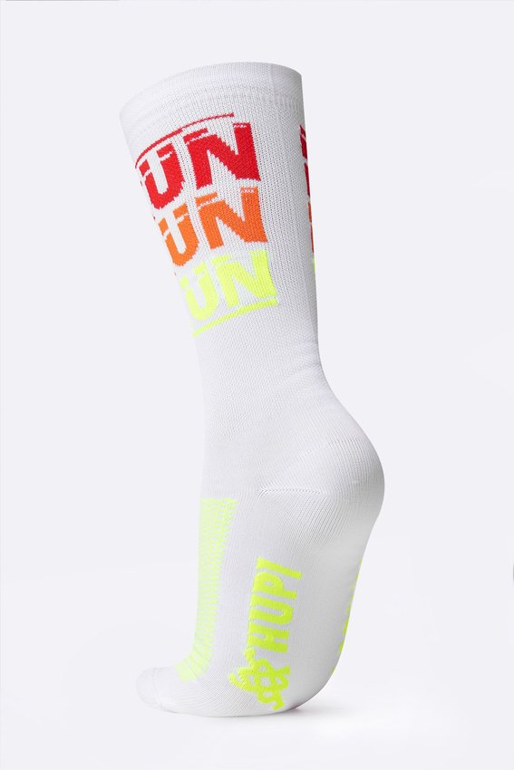 Meia HUPI Run Run Run LT para Pés Menores (34-38)