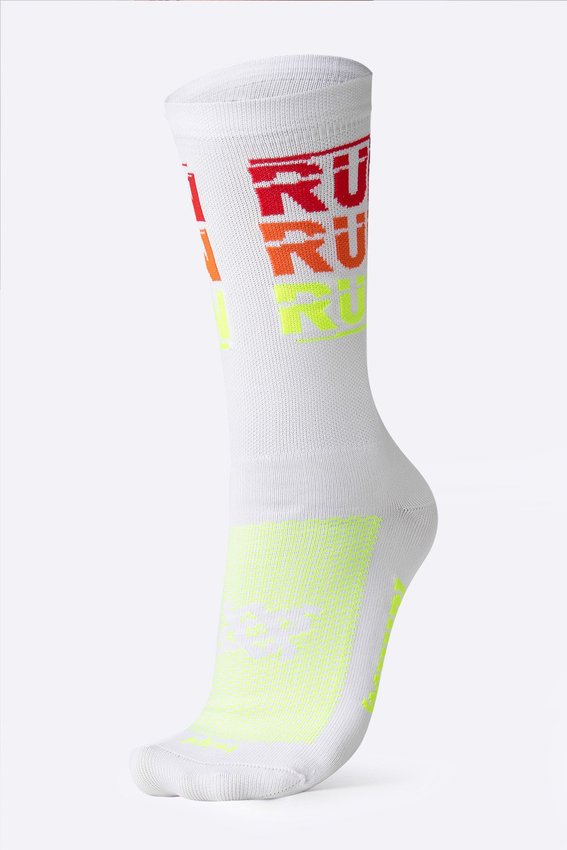 Meia HUPI Run Run Run LT para Pés Menores (34-38)