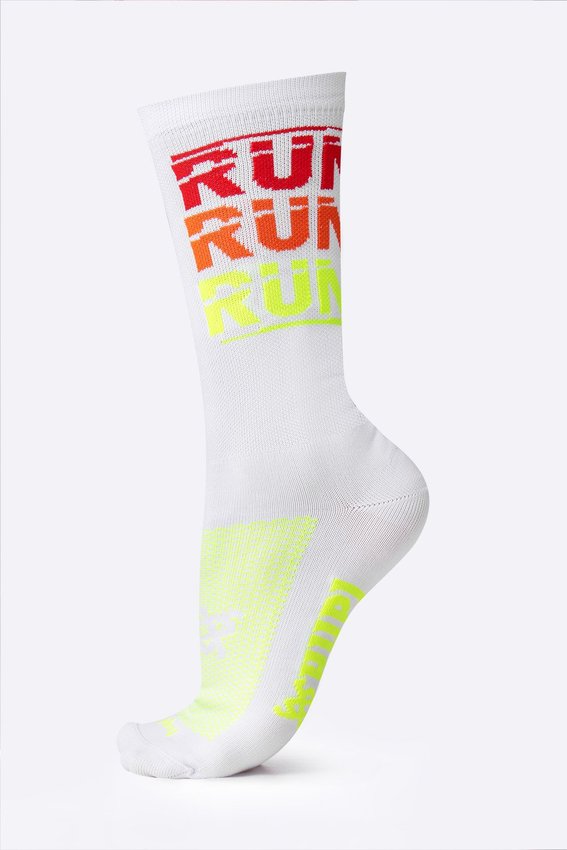 Meia HUPI Run Run Run LT para Pés Menores (34-38)