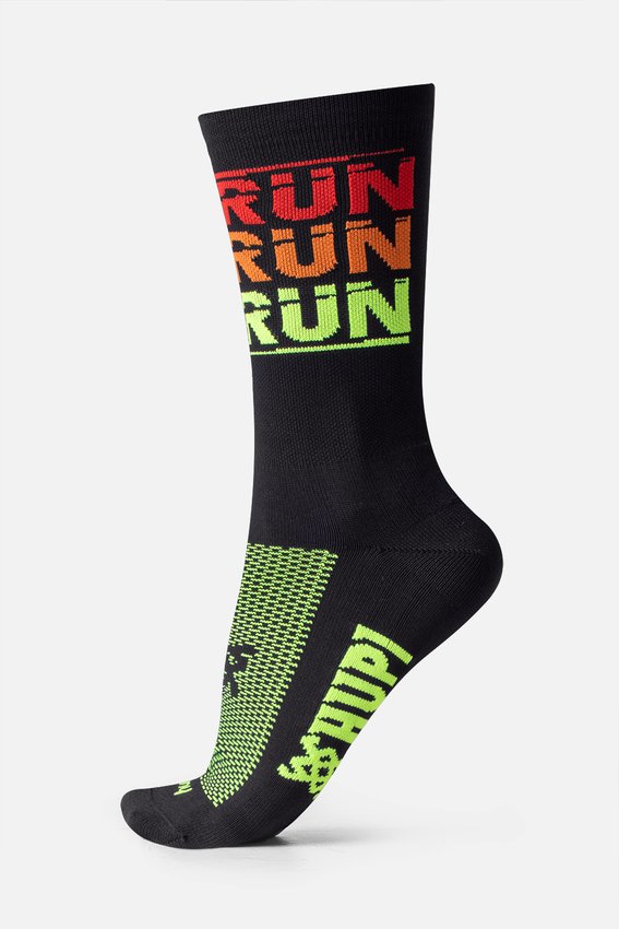 Meia HUPI Run Run Run para Corrida e Motivação