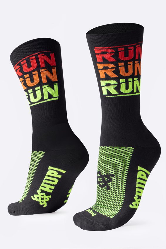 Meia HUPI Run Run Run para Corrida e Motivação