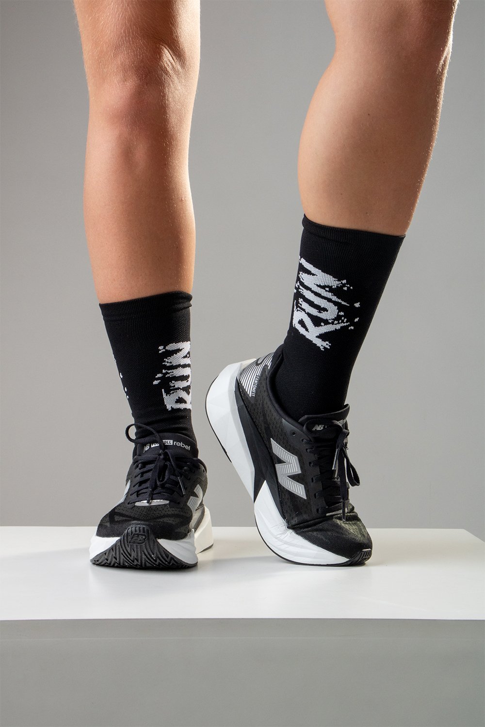 Meia HUPI Run Splash para Corrida — 4 Cores