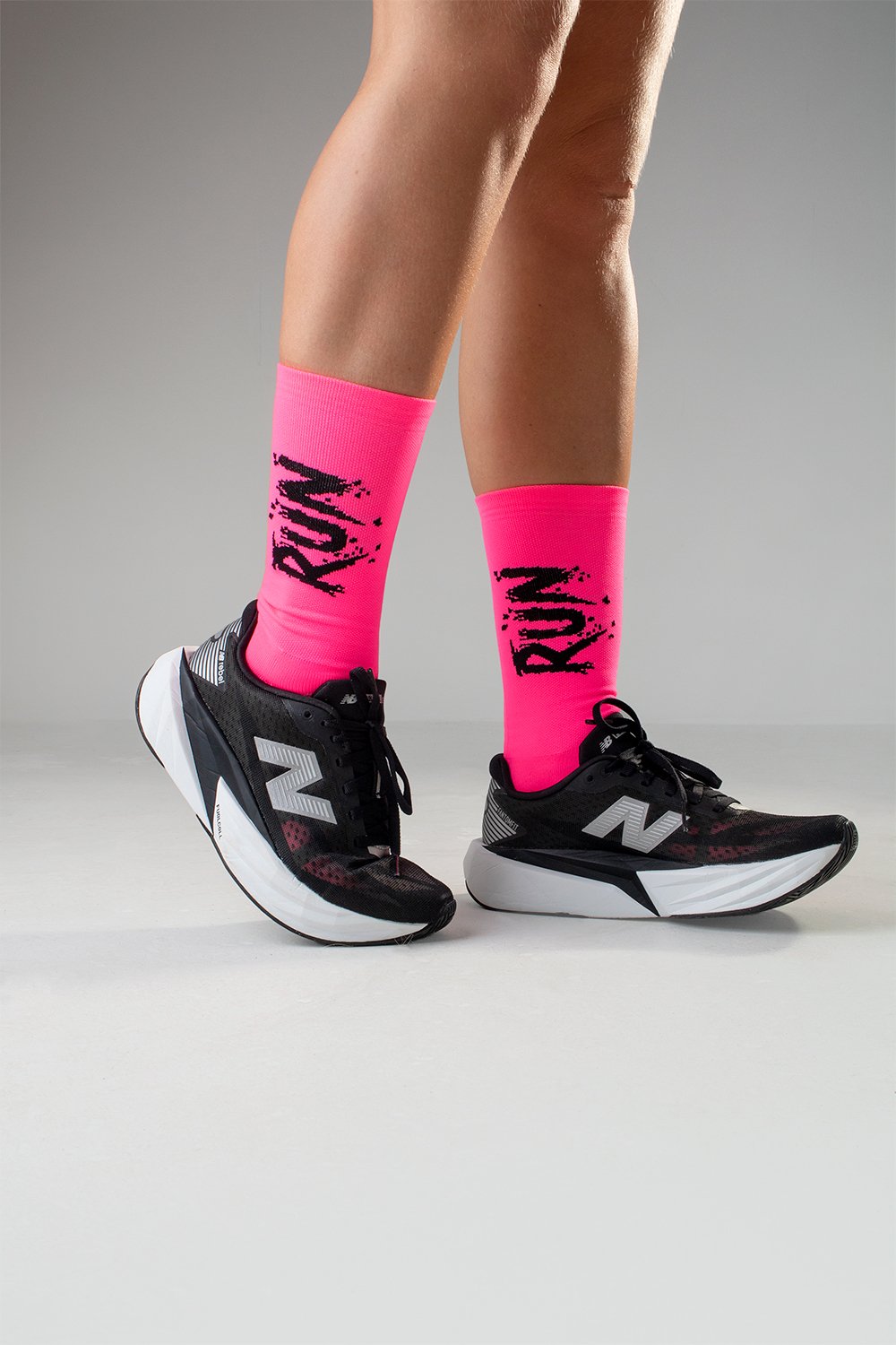 Meia HUPI Run Splash para Corrida — 4 Cores