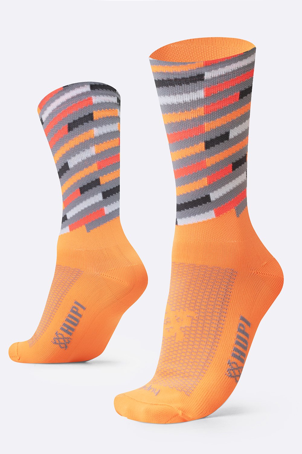 Meia HUPI Triplo Colors para Corrida — 3 Cores