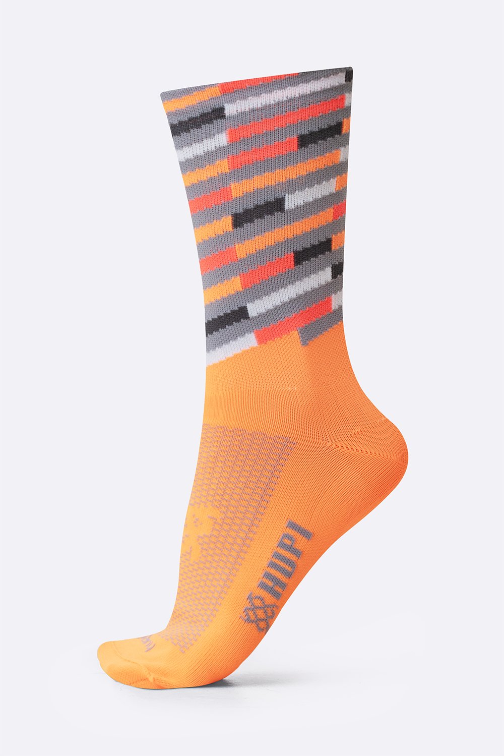 Meia HUPI Triplo Colors para Corrida — 3 Cores