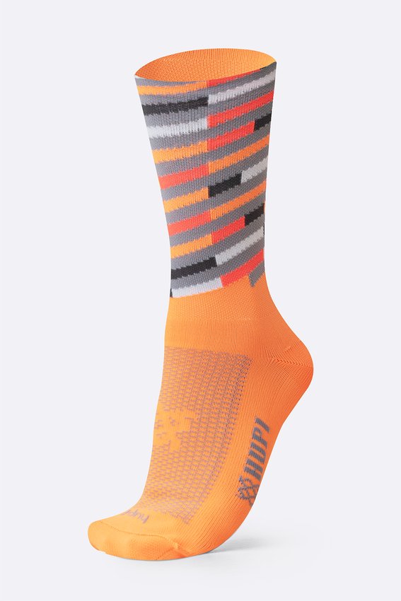 Meia HUPI Triplo Colors para Corrida — 3 Cores