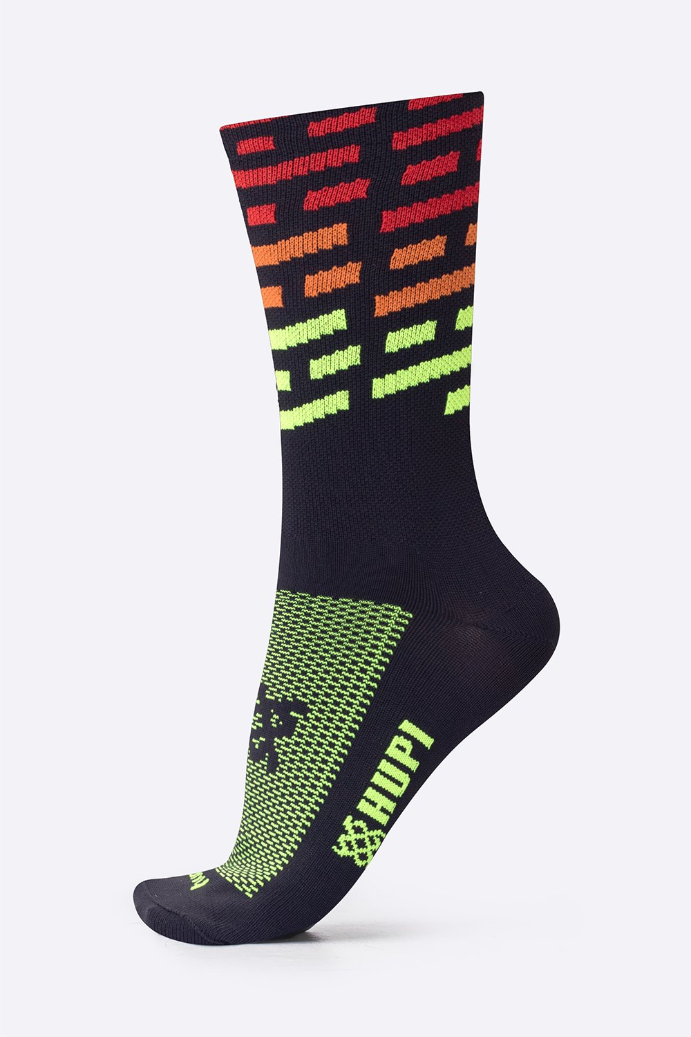 Meia HUPI Triplo Colors para Corrida — 3 Cores
